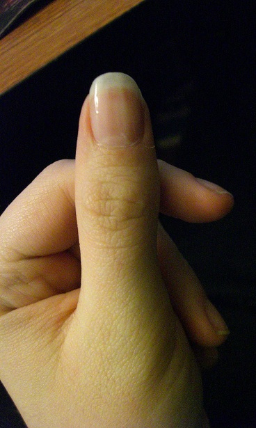 Nail trial! Pics--opinions needed, please! :  wedding CIMG7801