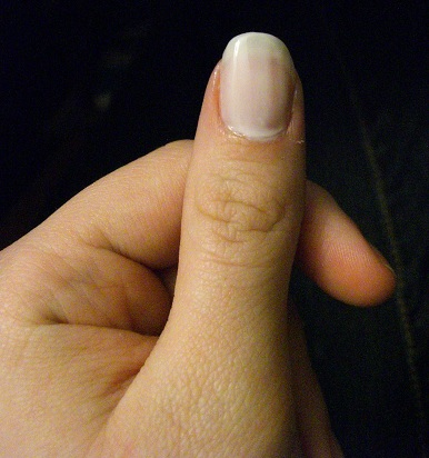 Nail trial! Pics--opinions needed, please! :  wedding CIMG7802