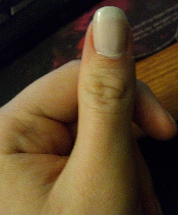 Nail trial! Pics--opinions needed, please! :  wedding CIMG7803