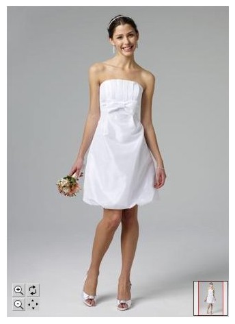 Short wedding dresses are so modern and chic and this style can look great