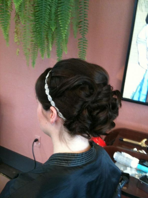 My possible wedding hair inspiration. :) show me yours! : wedding hairstyles wedding hairstyles hair inspiration Hair Trial