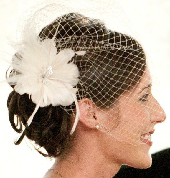 Updo with Blusher...Ideas? : wedding veil updo blusher hair Blusher 3