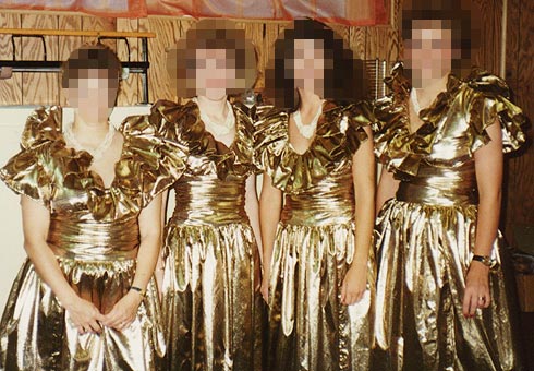 Unfortunately unattractive BM dress : wedding bridesmaid dress bm dress unattractive bm dress Gold Dresses 490x340