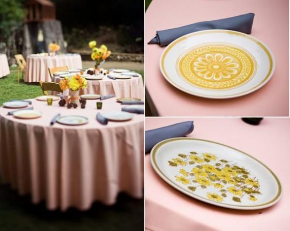 And my personal fave Pink Grey and Yellow Pink wedding ideas wedding 