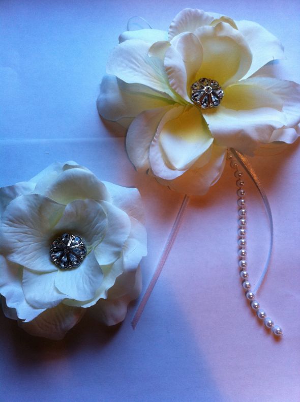 Diy ring pillow...from rags to riches! :  wedding ring pillow ceremony flower pearls purple ribbon gem basket navy inspiration Both