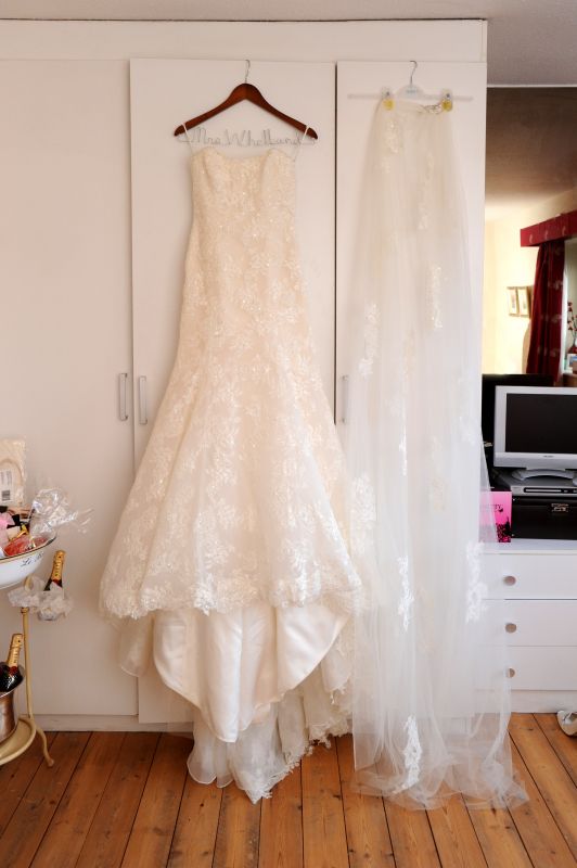 Reminder - buy a pretty hanger for your dress :  wedding Dress