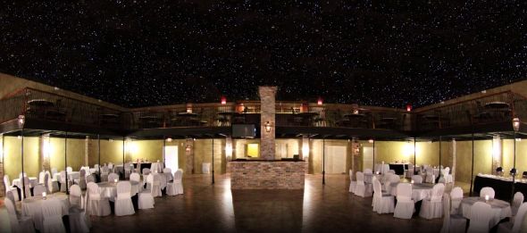 POST A PHOTO OF YOUR VENUE :  wedding venue reception hall reception photo husband wife ceremony bride groom Fleur De Lis Event Center Ballroom Copy