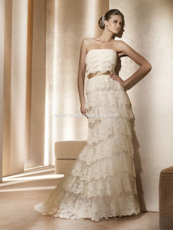 Post your tiered lace dress! :  wedding tiered lace tiered lace ruffles tiered ruffle Atalaya
