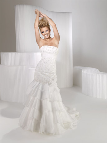 Post your tiered lace dress! :  wedding tiered lace tiered lace ruffles tiered ruffle By G 1411
