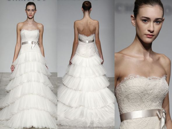 Post your tiered lace dress! :  wedding tiered lace tiered lace ruffles tiered ruffle Jadore