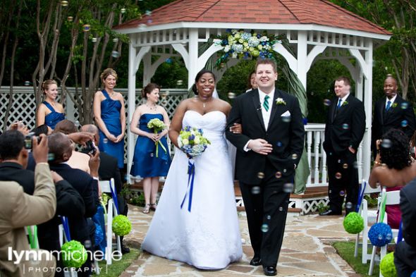 Walking back down the aisle with your new husband/wife :  wedding 104