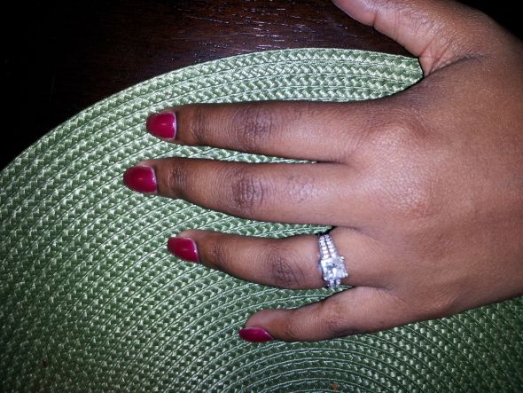 Radiant cuts! Calling all Bees with these! : wedding radiant cut ring style solitaire three stone 1 photos pictures radiants Two