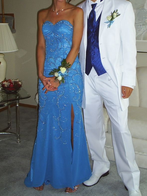 Anyone else pick a wedding dress similar to your prom dress? Post pics! :  wedding prom dress wedding pics Promedited2