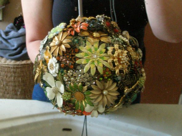 Brooch Bouquet Questions?!? :  wedding brooch diy questions bouquet P3130678