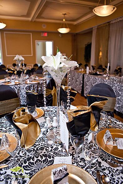 Or lamps Ideas for nonfloral centerpieces wedding Centerpiece Bling 
