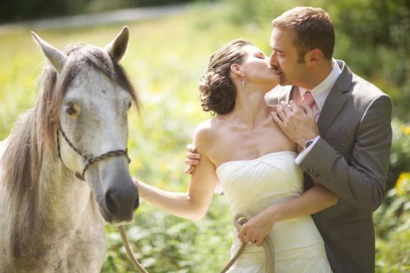 Pro-Photo Sneak Peek Surprise!  Lots of pics! :  wedding bridal portraits wedding dress groom bride vermont barn wedding shabby chic birch grove 118