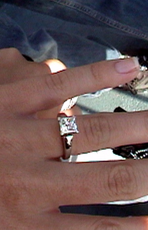 1.25c princess cut solitaire PIC and APP included :  wedding ring sale engagement jewelry Princess2
