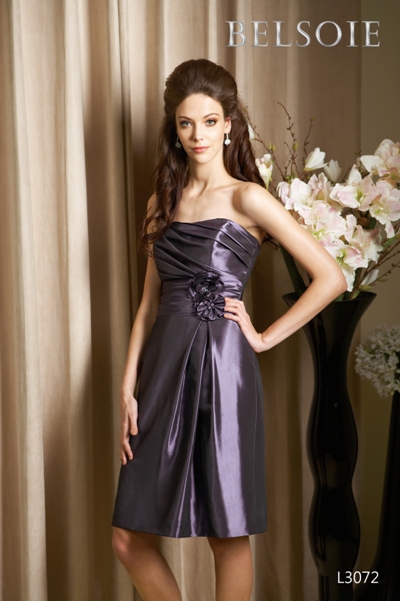 Purple bridesmaid dresses! :  wedding help bridesmaids purple dresses L3072