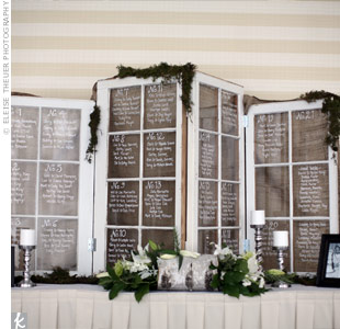 Escort cards VS. Seating charts : wedding seating chart escort cards Seating Arrangements