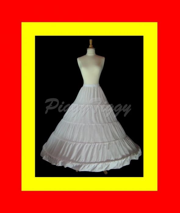 Can I See Your Poofy Ballgown? What crinoline used? : wedding ballgown hoop crinoline skirt poof full Mail3
