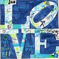 other ideas for guest book? :  wedding Love Crop