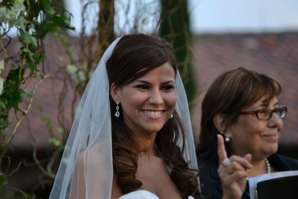 Please show me your half-updos! :  wedding hair half updo 4 Ceremony 46