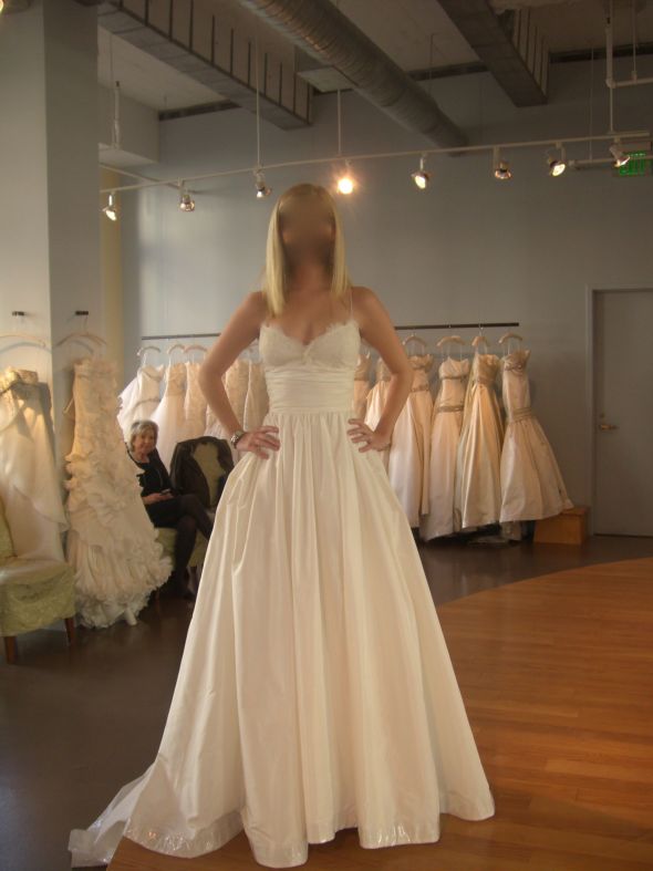 Show me dresses that are NOT strapless! :  wedding dress straps sleeves not strapless wedding dress CIMG2637