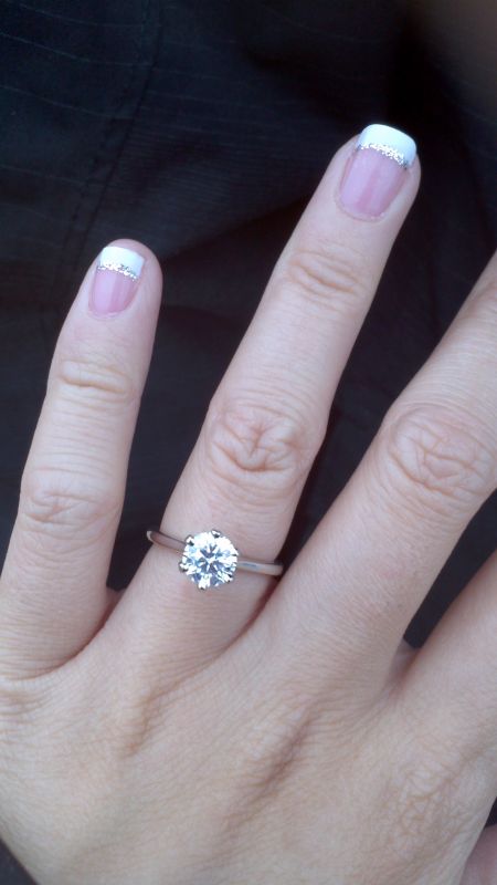 Love in a Hot Air Balloon! :  wedding bluenile engagement solitaire 2012 12 02 07 18 26 806
