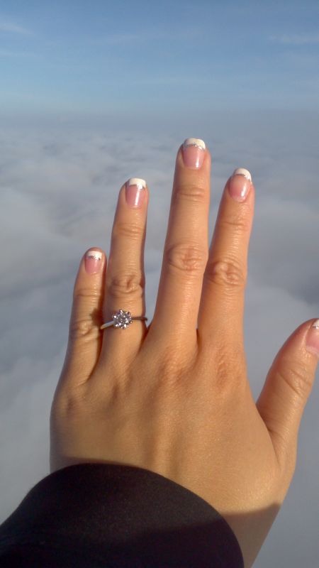 Love in a Hot Air Balloon! :  wedding bluenile engagement solitaire 2012 12 02 07 55 19 730