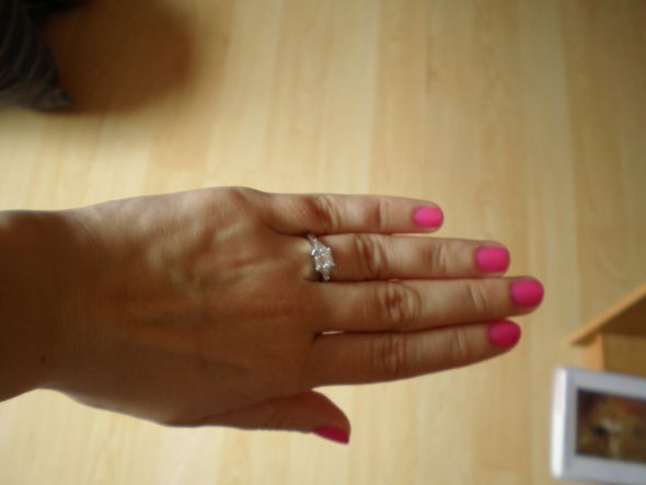 May I please see your 3 stone e-rings? :  wedding My Beautiful Ring 007