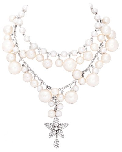 Disney Bridal DE733 pearl Ariel necklace 120