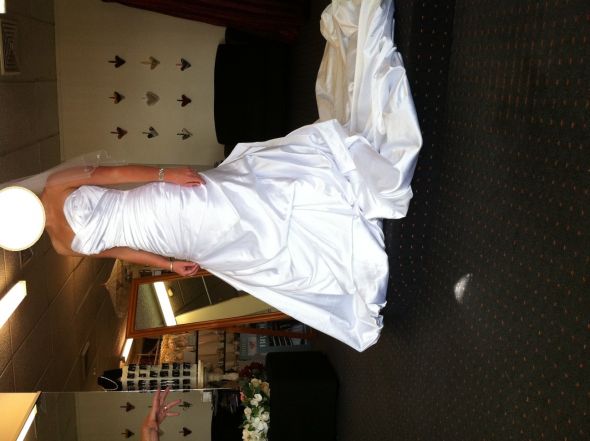 I'd love your dress opinions please =) :  wedding Photo 4   Copy1