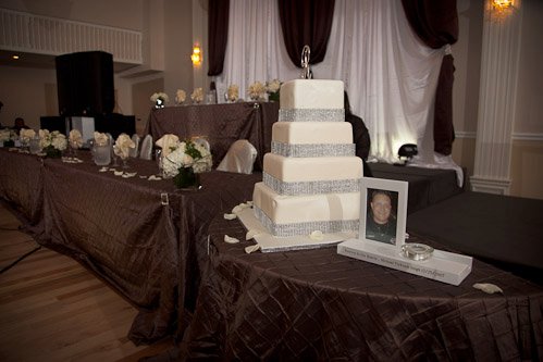 Pintuck Taffeta Chocolate brown table linens wedding brown 44254 