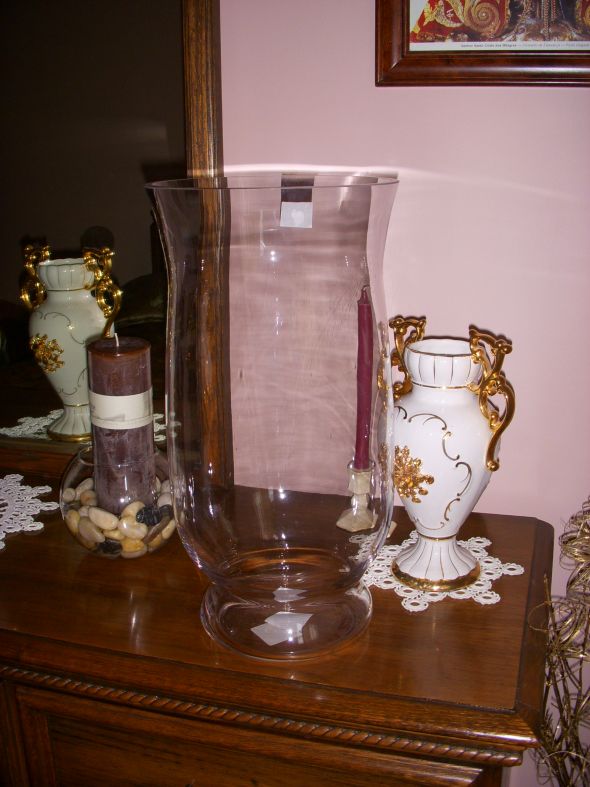 I found a large vase that could suit the purpose and could be kept as a 