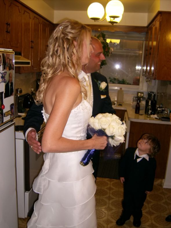 Please post pics of your half up-dos w/ loose curls- :  wedding beauty beehive GEDC0529
