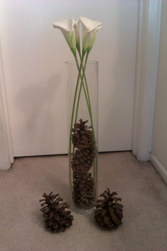 Ideas for Centrepieces with Tall Cylinder Vases : wedding autumn fall wine theme centrepieces vases cylinder vases tall vases ideas IMAG0198