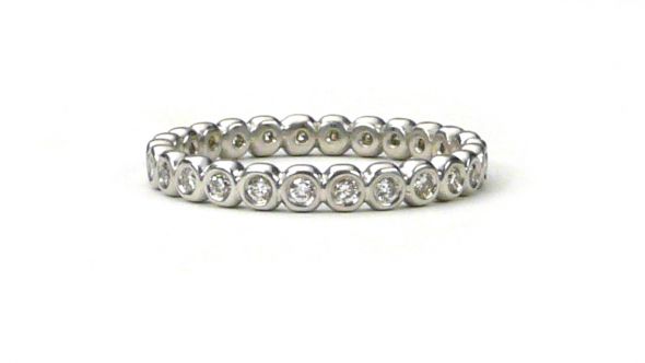 SHOW ME YOUR DIAMOND WEDDING BANDS! :  wedding diamond band carats BUBR28 12 WG DIA
