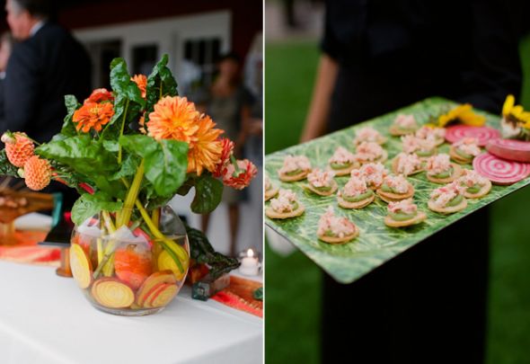 We've been blogged! Time for a pro-pic recap (pic heavy) :  wedding Swans Way Catering