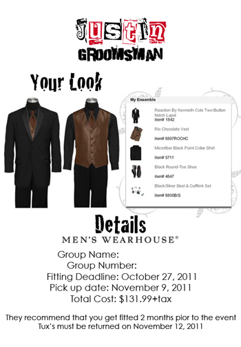 ???? A BROWN TUX ???? :  wedding tux groomsmen Groomsman