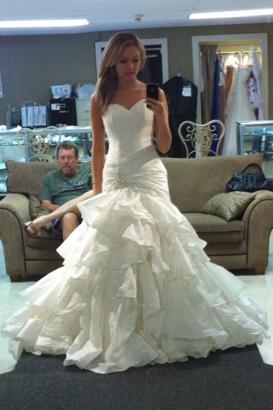 Maggie Sottero Jenna in White? :  wedding Dress 1