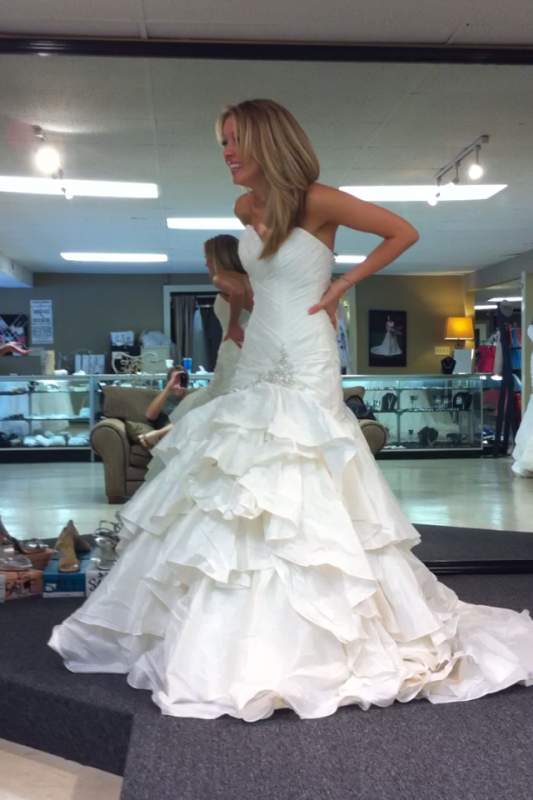 Maggie Sottero Jenna in White? :  wedding Dress 2