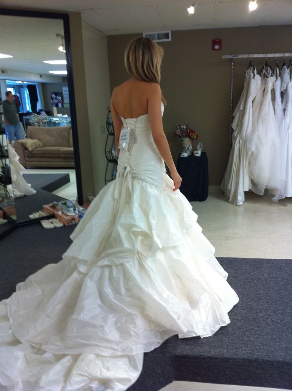 Maggie Sottero Jenna in White? :  wedding Dress 4