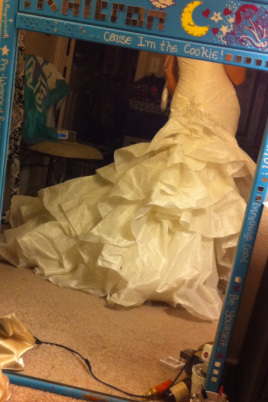 Maggie Sottero Jenna in White? :  wedding Dress 6