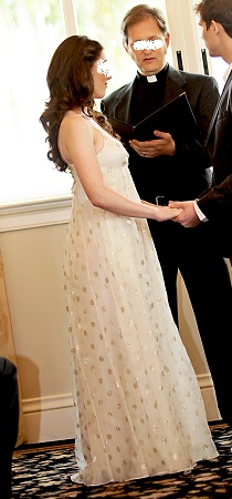 JCrew Lucienne Gown Size 0 :  wedding jcrew lucienne ivory gold empire silk size 0 dress Dress2