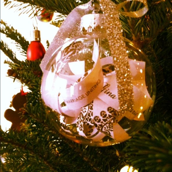 Pics of your Ring and Favorite Ornaments! :  wedding engaged engagement ring rings christmas xmas x mas diamond holidays tree ornament Ornament
