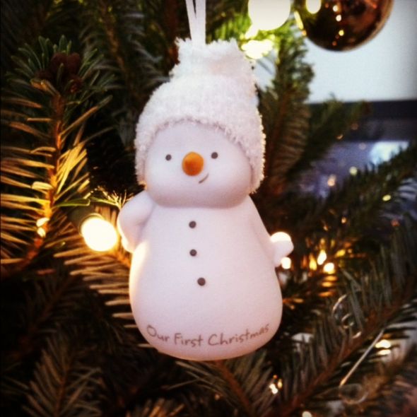 Pics of your Ring and Favorite Ornaments! :  wedding engaged engagement ring rings christmas xmas x mas diamond holidays tree ornament Ornament1