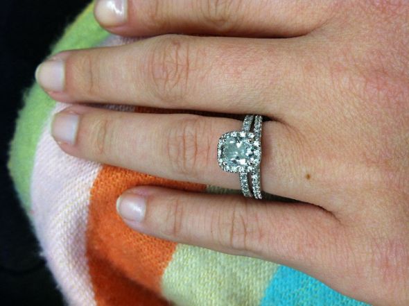 Solitaire (or any:) e-rings with wedding bands....Ring Porn please! :  wedding solitaire e ring band Rings