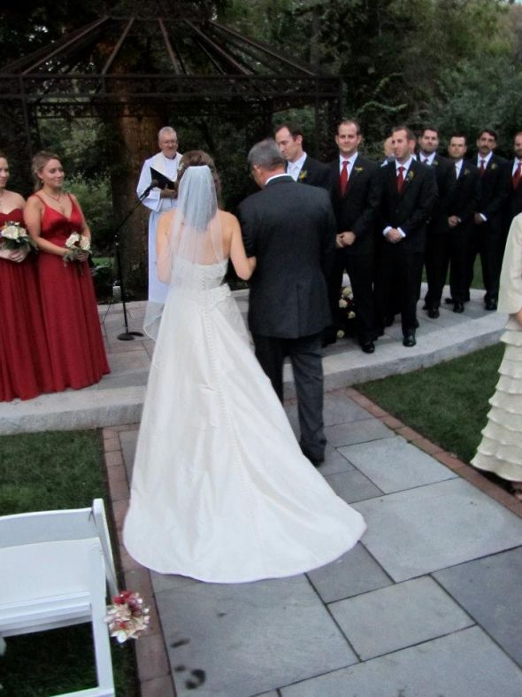 My mothers dress for ceremony & my own for reception? :  wedding mom mother dress gown vintage ceremony change reception Dad Walking Me Down Isle From Back
