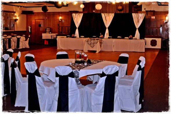 Black And White Wedding Reception Decorations. and White Reception decor