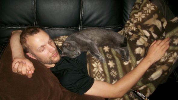 My SO and I are cat lovers! Show off your cats or pets! :) :  wedding pets 100 1882